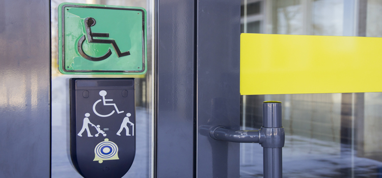 automatic handicap door opener in Tustin